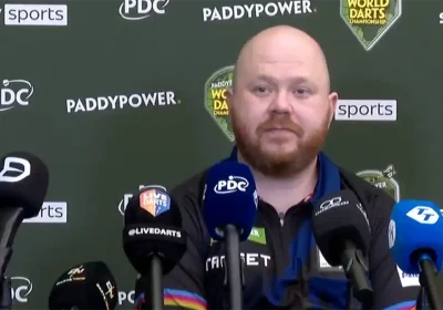 Justin hood, who hails from Glastonbury, has made the next round of the PDC World Darts Championship. Picture: PDC