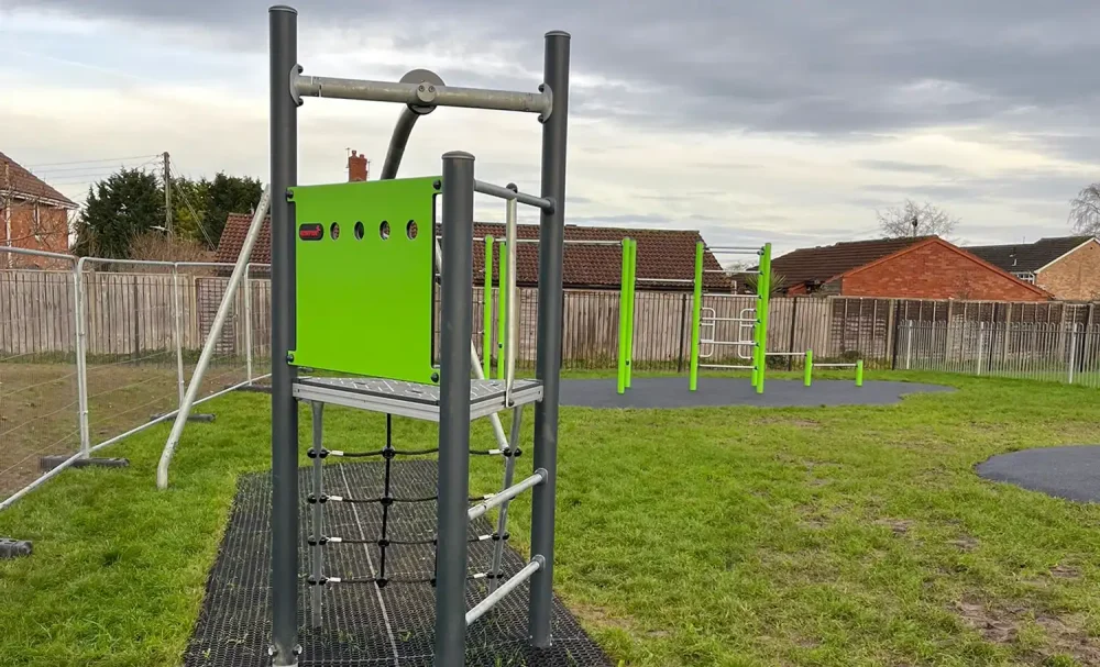 New play equipment at Mansfield Park in Bridgwater. Picture: BTC