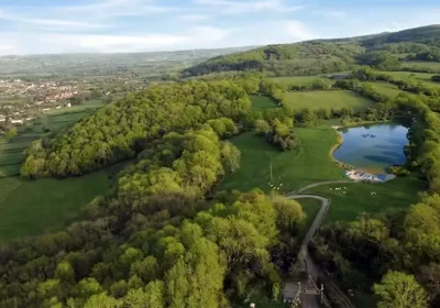 How the new lake could look in the Mendip Hills, in North Somerset. Picture: Mendip Activity Centre