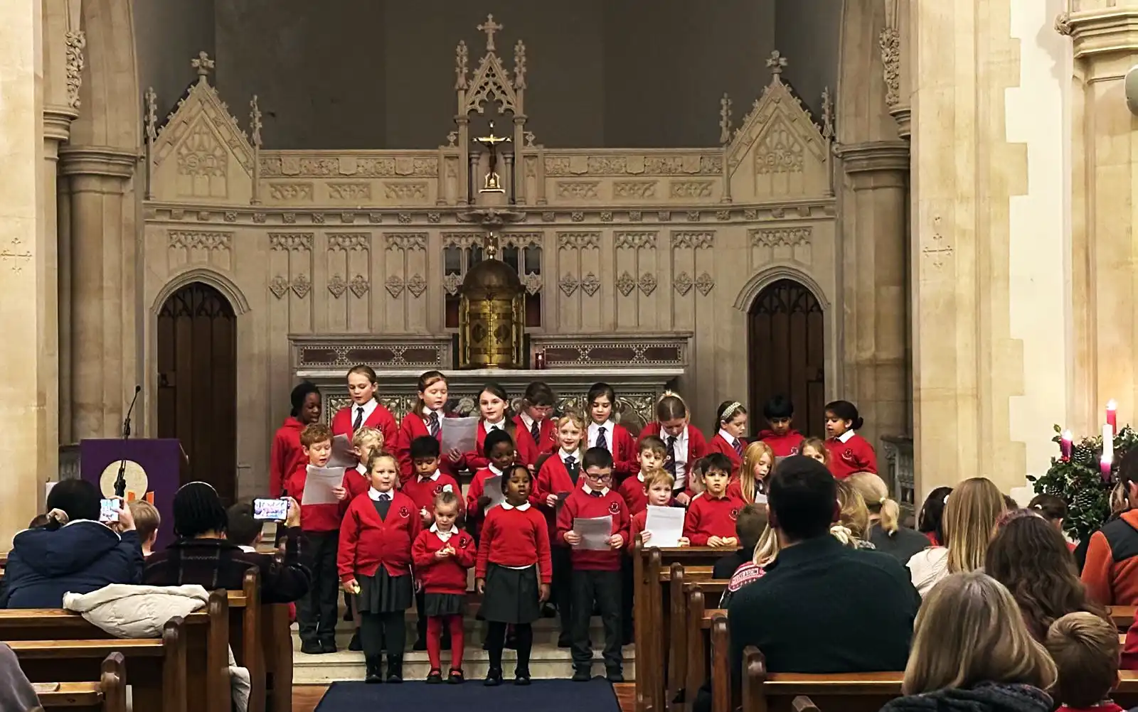 The Our Lady of Mount Carmel Catholic Primary School carol service