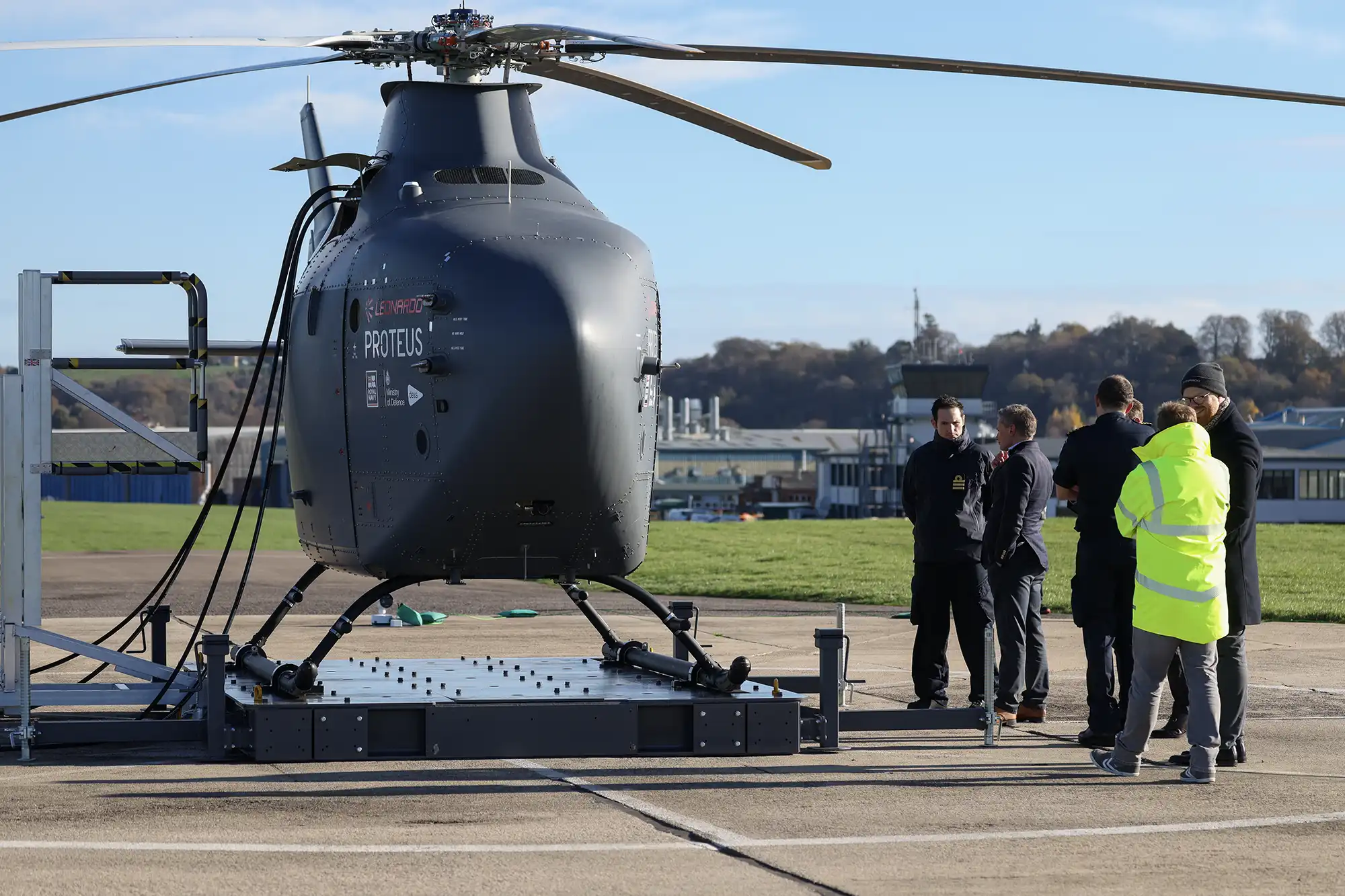 The Proteus crew-less helicopter has been designed at Leonardo, Yeovil. Pictures: Leonardo