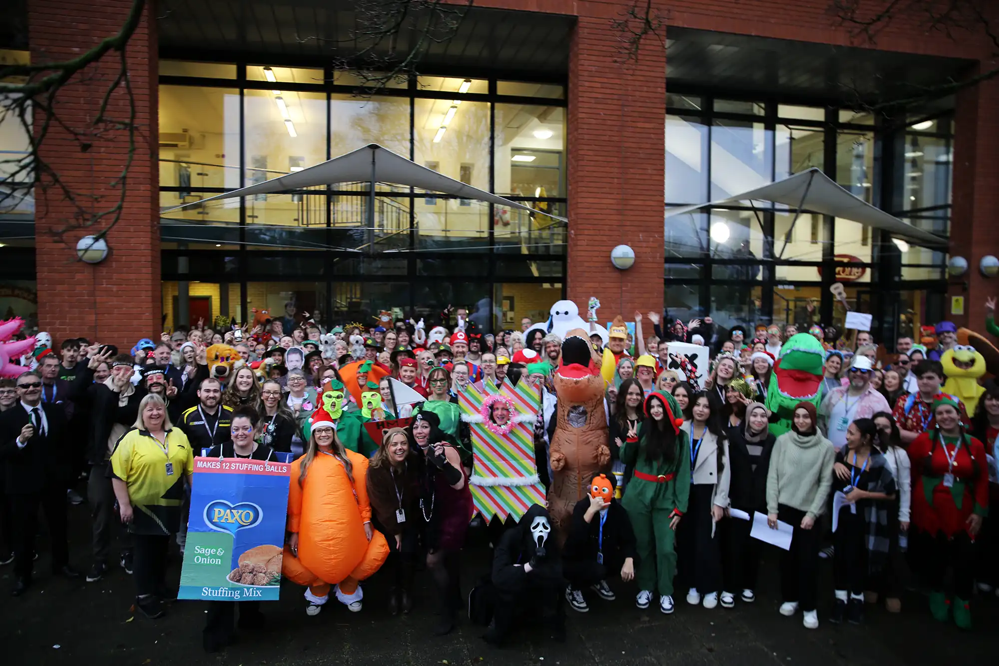 Staff and students in Bridgwater