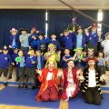 The panto cast at St Benedict's