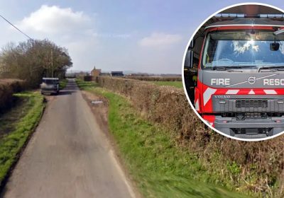 Firefighters from Chard were sent to the scene, in the Stibbear Lane area of Donyatt. Picture: Google