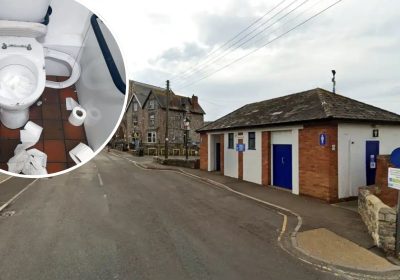 Public toilets in Harbour Road, Watchet, are closing before dark through the winter months. Pictures: Google/WTC