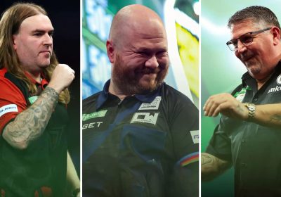 Wellington's Ryan Searle, Weston-based Justin Hood, and Burnham resident Gary Anderson have all made the PDC World Championship quarters finals. Pictures: PDC