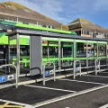 The new transport hub at Weston General Hospital. Picture: North Somerset Council