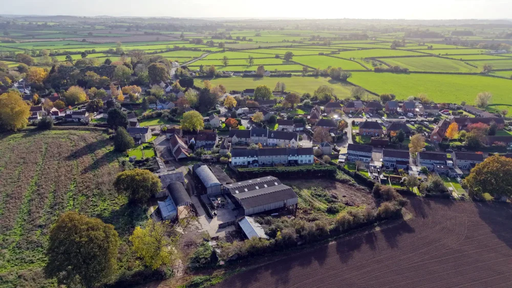 The site, at Wickham Farm, Marston Magna, near Yeovil, is listed for £850,000. Picture: GTH