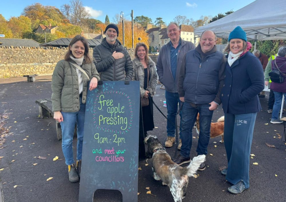 Frome Town Councillors at a previous meet event