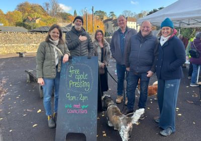 Frome Town Councillors at a previous meet event