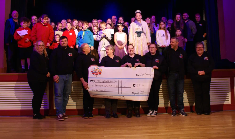 A host of groups, schools and more received donations from Chard Carnival