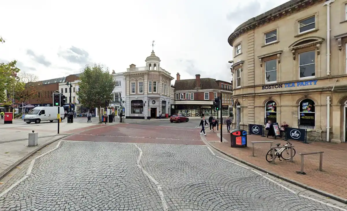 The pedestrian crossing in Corporation Street will also be updated during work on Friday. Picture: Google