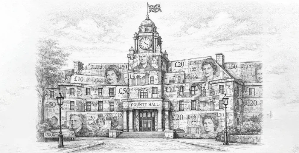 Local authorities across the country are struggling to balance the books...