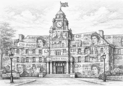 Local authorities across the country are struggling to balance the books...