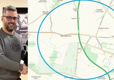 Police want to hear from anyone who has footage from the Gurney Slade area as they search for Craig Hurcombe. Pictures: Avon & Somerset Police