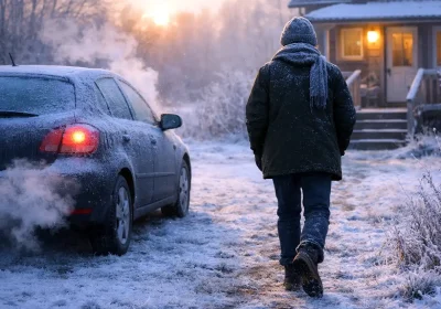 Leaving your car unattended while it's running could land you with a fine...