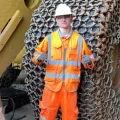 Harrison, a T Level student from Frome, has been spending one day a week at Whatley. Picture: Heidelberg Materials