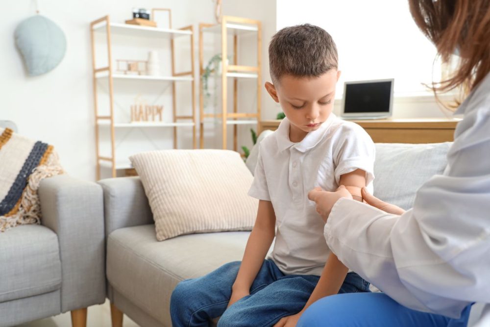 Health visitors can now offer vaccinations to children during visits in Somerset. Picture: Somerset Council