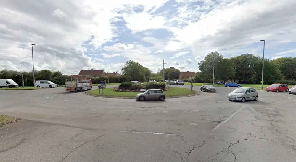 Three cars were involved in the crash, at the Obridge/A359/A38 roundabout in Taunton. Picture: Google