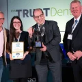 TRUSTDental representatives receiving the Chairman's Award at the 2024 Loo of the Year Awards