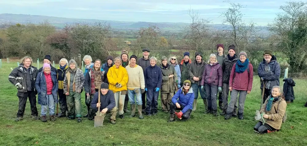 RtL volunteers at Paddington Farm, Glastonbury, last month