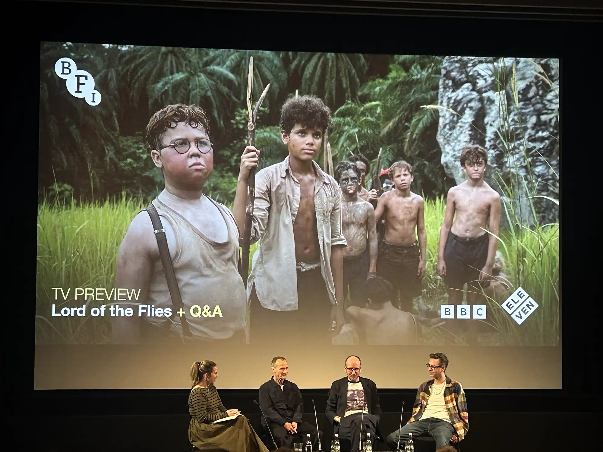 The Q&A at the premiere of Lord of the Flies
