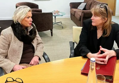 Minehead and Tiverton MP Rachel Gilmour meeting with Minister Sarah Jones