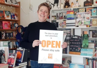 Sam Carr, of The Snug Bookshop and Cafe, in Huish Episcopi