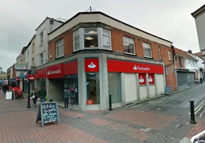 Santander, in Fore Street, Bridgwater, is closing in April. Picture: Google