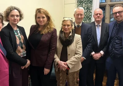 Sarah Dyke, Anna Sabine, Alison McGovern, Rachel Gilmour, Gideon Amos, Ashley Fox and Adam Dance