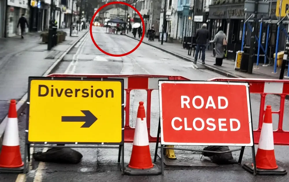 Bad weather and the post-Christmas slump saw just one stall turn out at Street market. Picture: Facebook