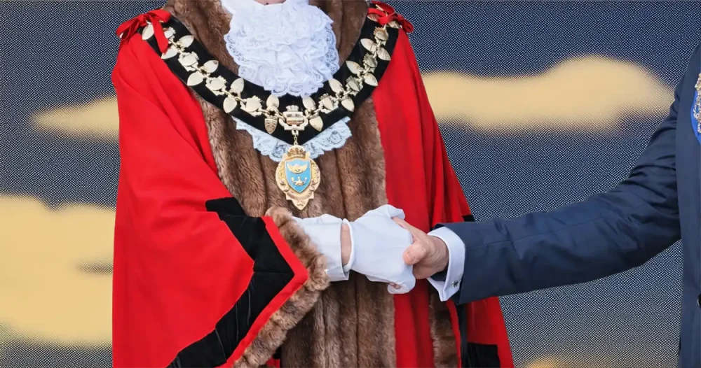 The mayoral robes in Taunton are in need of repair and restoration