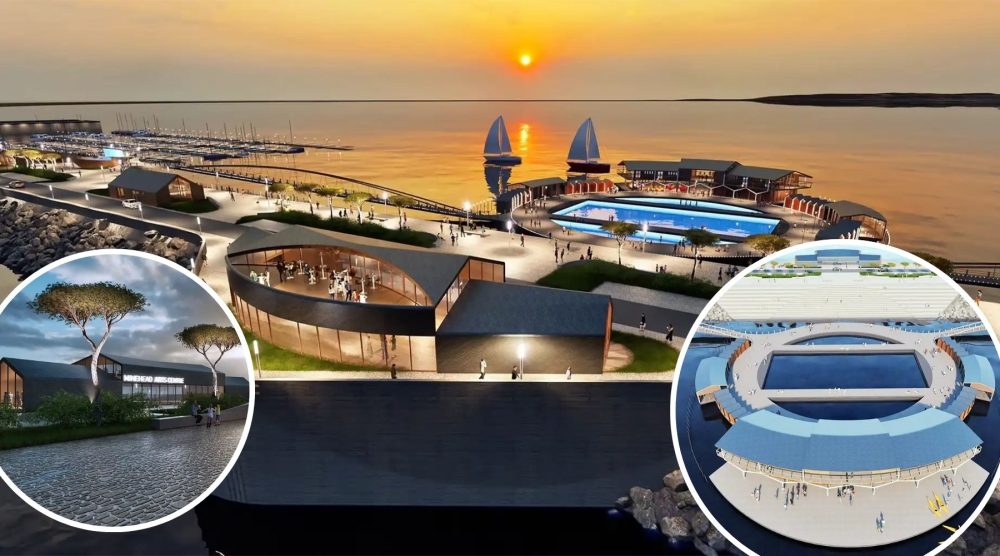 A new promenade, harbour, marina, arts centre and ampitheatre could be created in Minehead. Pictures: West Somerset Lagoon