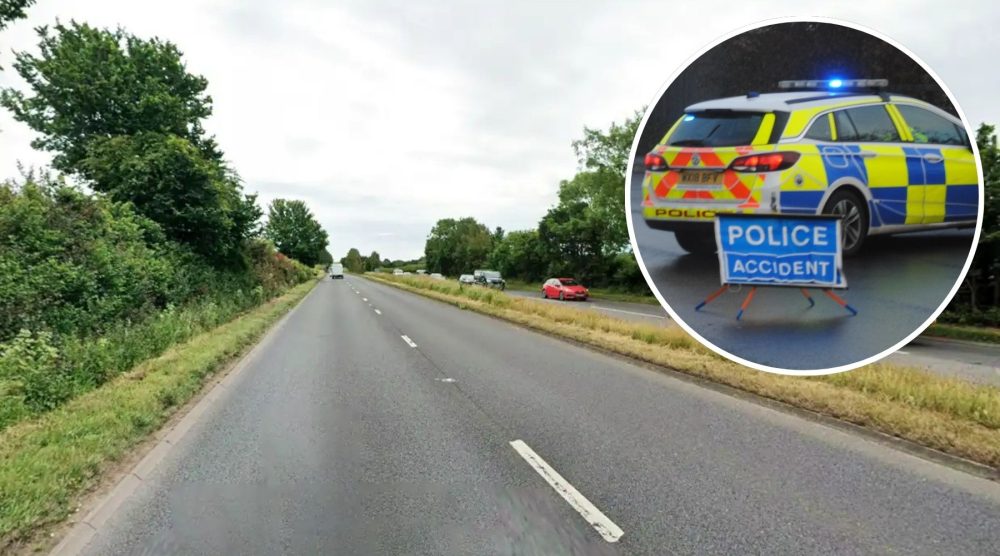 The crash happened on the A358 at Thornfalcon on Sunday afternoon. Picture: Google
