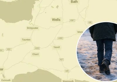 A weather warning has been issued for Somerset covering Tuesday night and Wednesday morning. Picture: Met Office