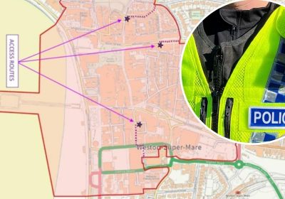 Police and PCSOs targeted anti-social behaviour in Weston-super-Mare. Picture: Avon & Somerset Police
