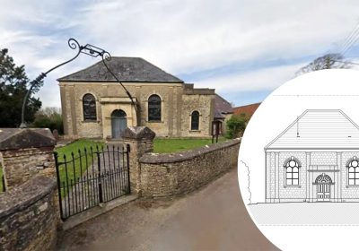 A new dental surgery could take on the former Methodist Church in Wedmore, if plans are approved. Pictures: Google/RPA Dental