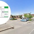 The pod would be installed in the car park at Morrisons, Glastonbury. Pictures: Ridge/Somerset Council/Google