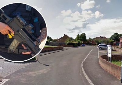 Armed police were sent to an address in Outer Circle, Taunton, but it proved to be a false alarm. Picture: Google