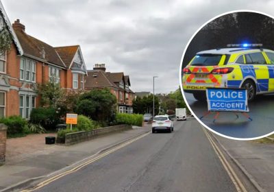 The incident occurred in Berrow Road, Burnham, on Thursday night. Picture: Google