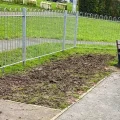 Curned up grass was among damage at the Victoria Park play area. Picture: Bridgwater Town Council