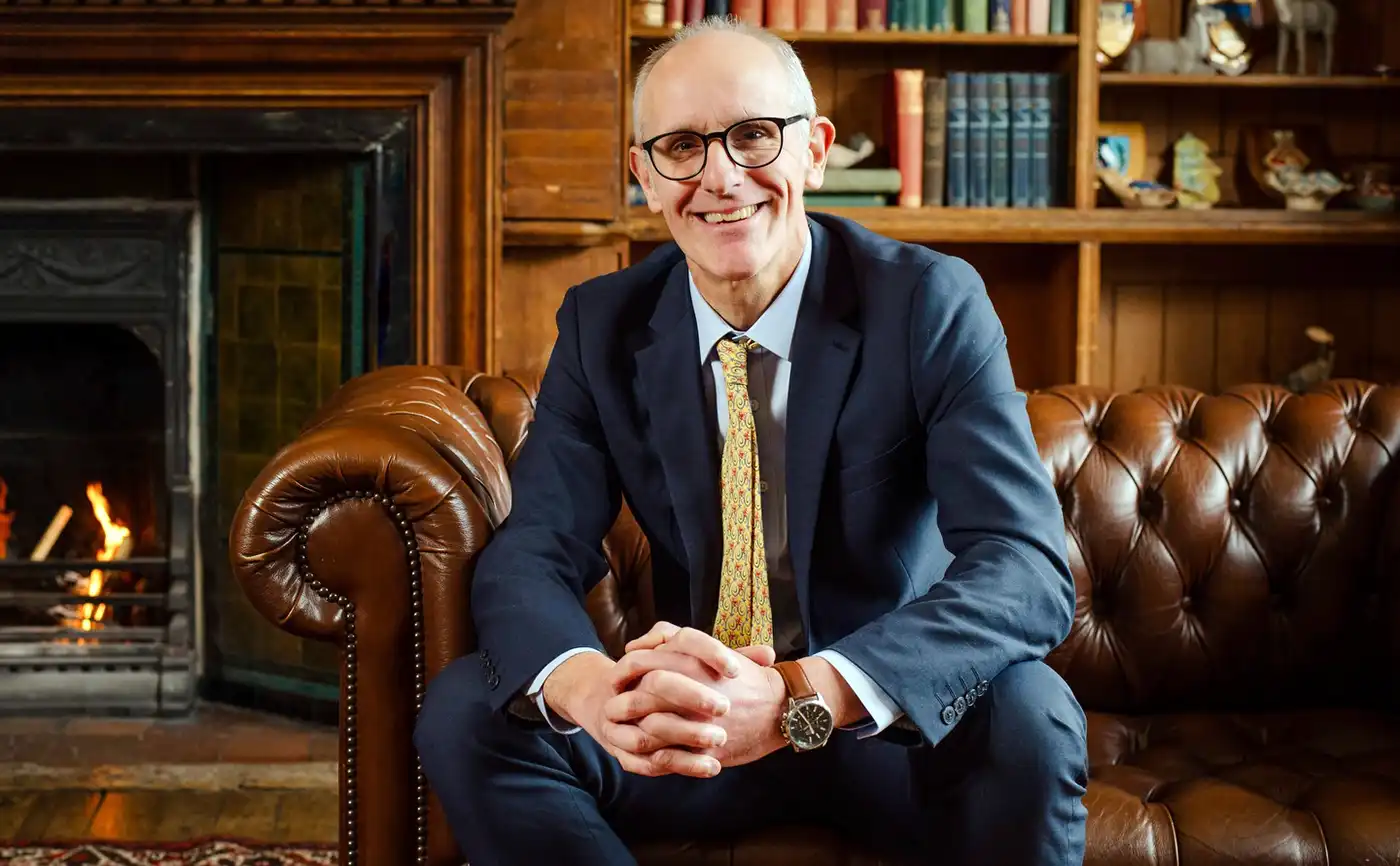 Will Silk, inset, is taking over as headteacher at Perrott Hill School, in North Perrott. Picture: Perrott Hill School