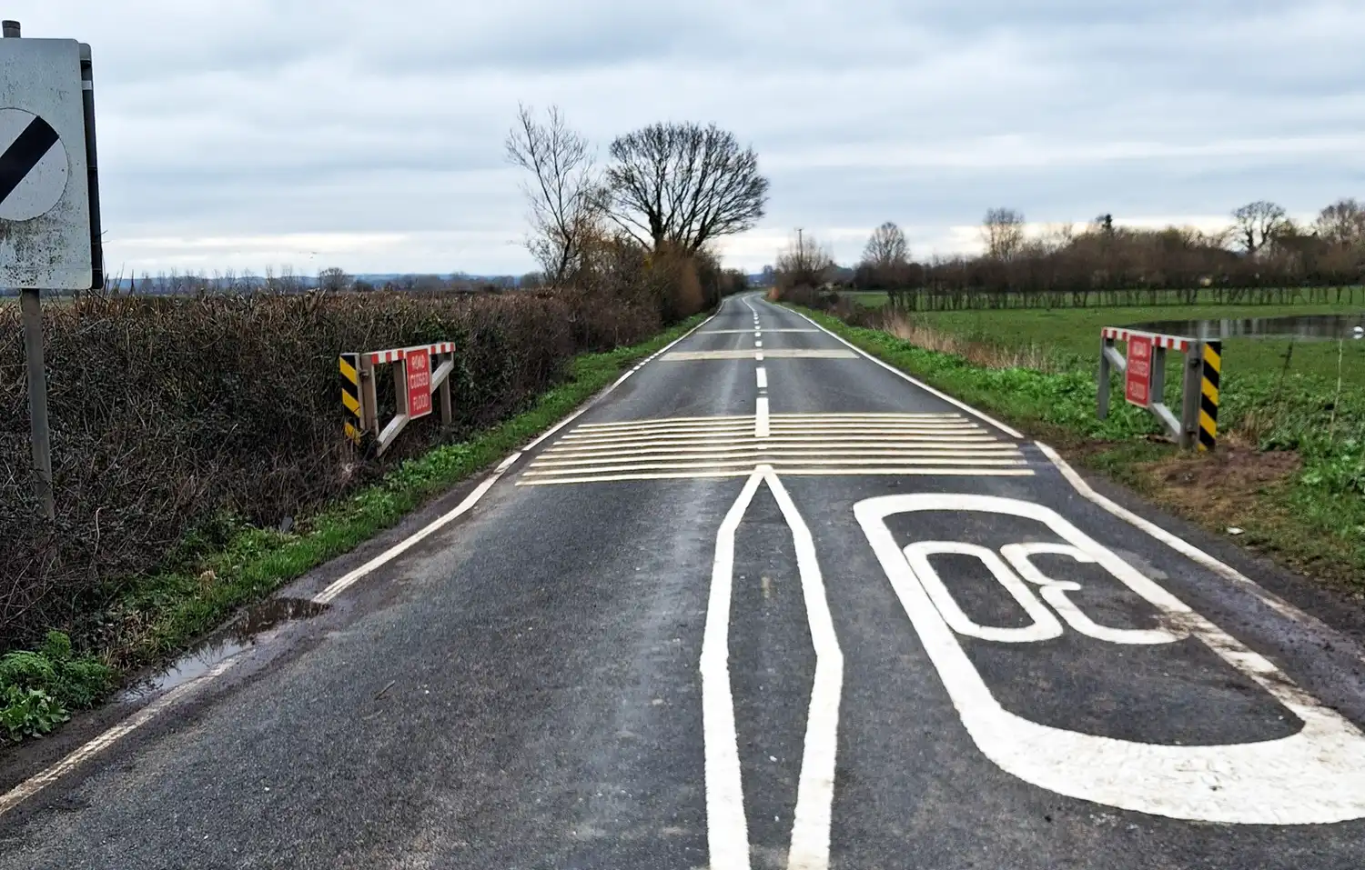 The A361 between Burrowbridge and East Lyng has re-opened. Picture: Somerset Council