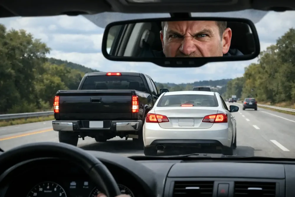 Many drivers admitted tailgating as part of their bad behaviour behind the wheel