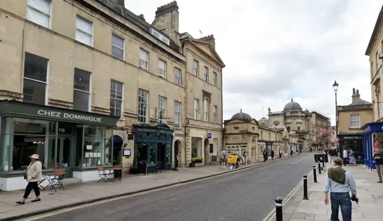 The man, 80, was injured after an incident in Argyle Street, Bath, on Saturday afternoon. Picture: Google