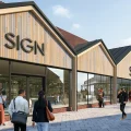 How the new-look units could look at Clarks Village, in Street, if plans are approved. Picture: Harris Partnership/Somerset Council