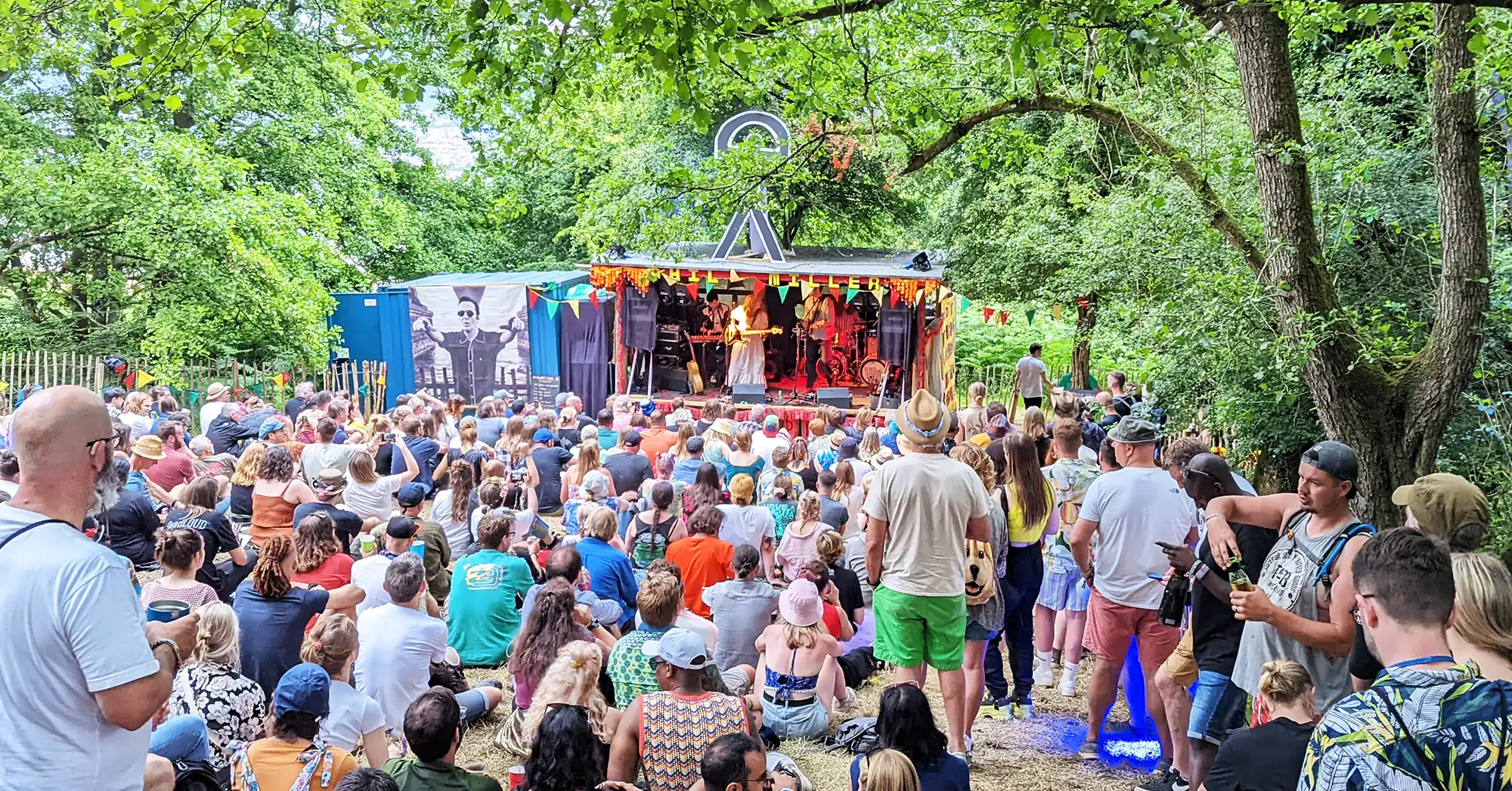 Ferris & Sylvester performing at Strummerville at Glastonbury 2022. Picture: Paul Jones/Somerset Leveller