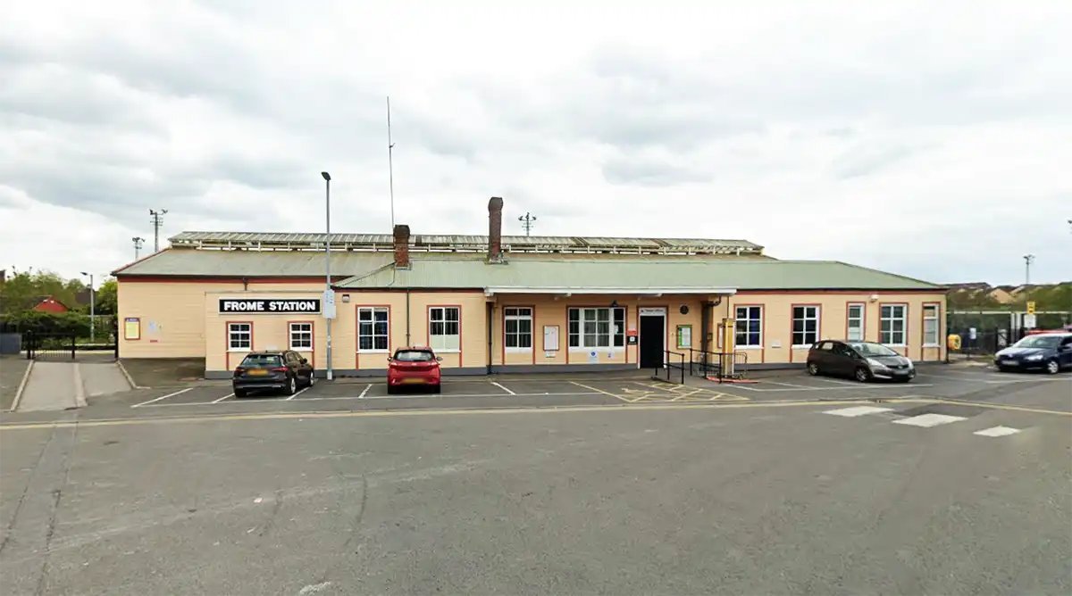 Hire bikes and more will soon be on offer at Frome Train Station. Picture: Google