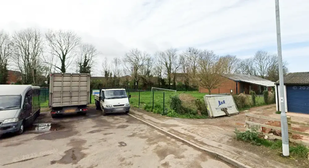 The site of the proposed new units, at the Roughmoor Industrial Estate, in Williton. Picture: Google