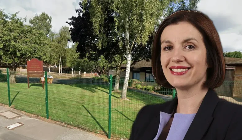Secretary of State for Education, Bridget Phillipson, praised Somerset schools, including Holy Trinity, Yeovil. Pictures: Google/UK Government